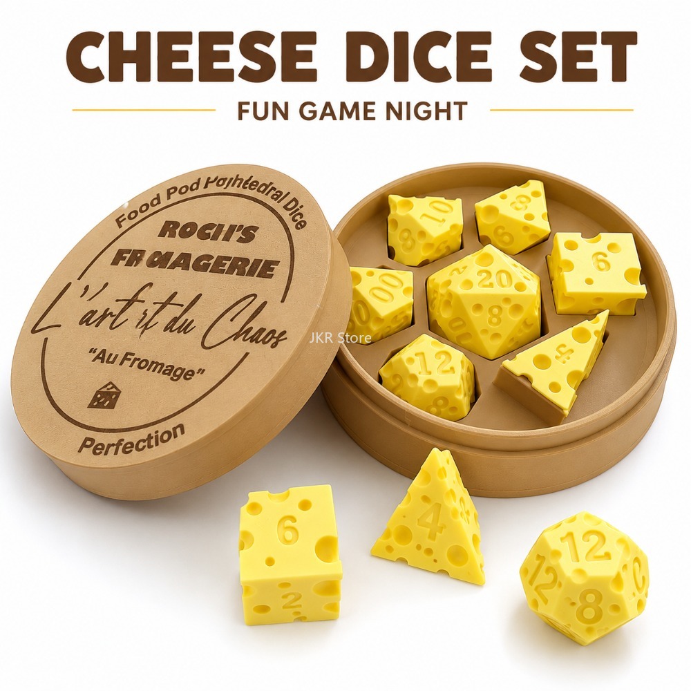 Board Game Review - Irregular Cheese Dice Box Ornament Creative