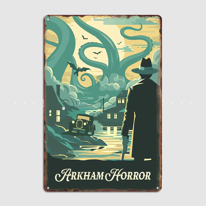 Board Game Horror - Arkham Horror Board Game Inspired Poster