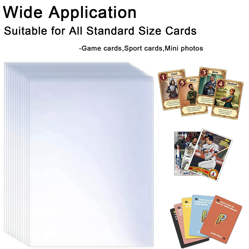 Board Game Pokemon - 200 Pcs Transparent Playing Card Cover