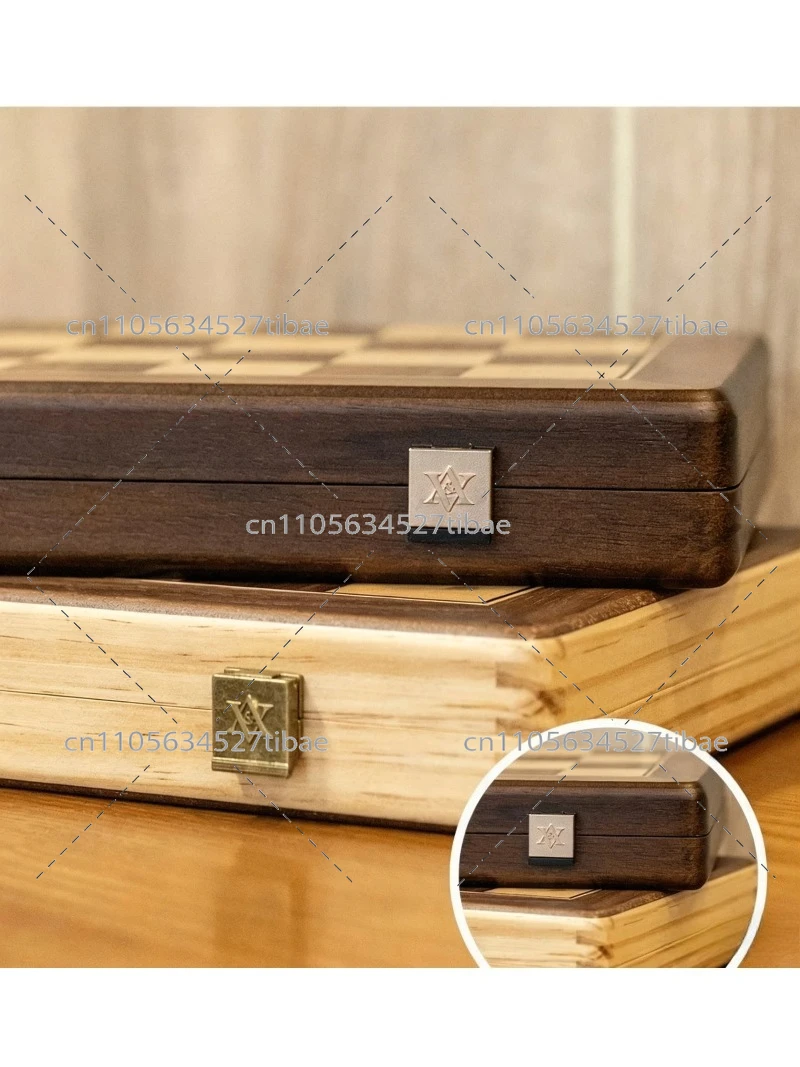 Magnetic Travel Chess - Magnetic Chess Set Solid Wood Chessboard