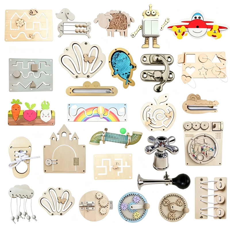 Board Game Nature - Kids Busy Board DIY Accessories Baby