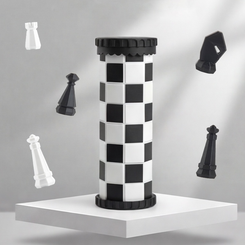 Magnetic Travel Chess - Travel Storage Can International Chess Set