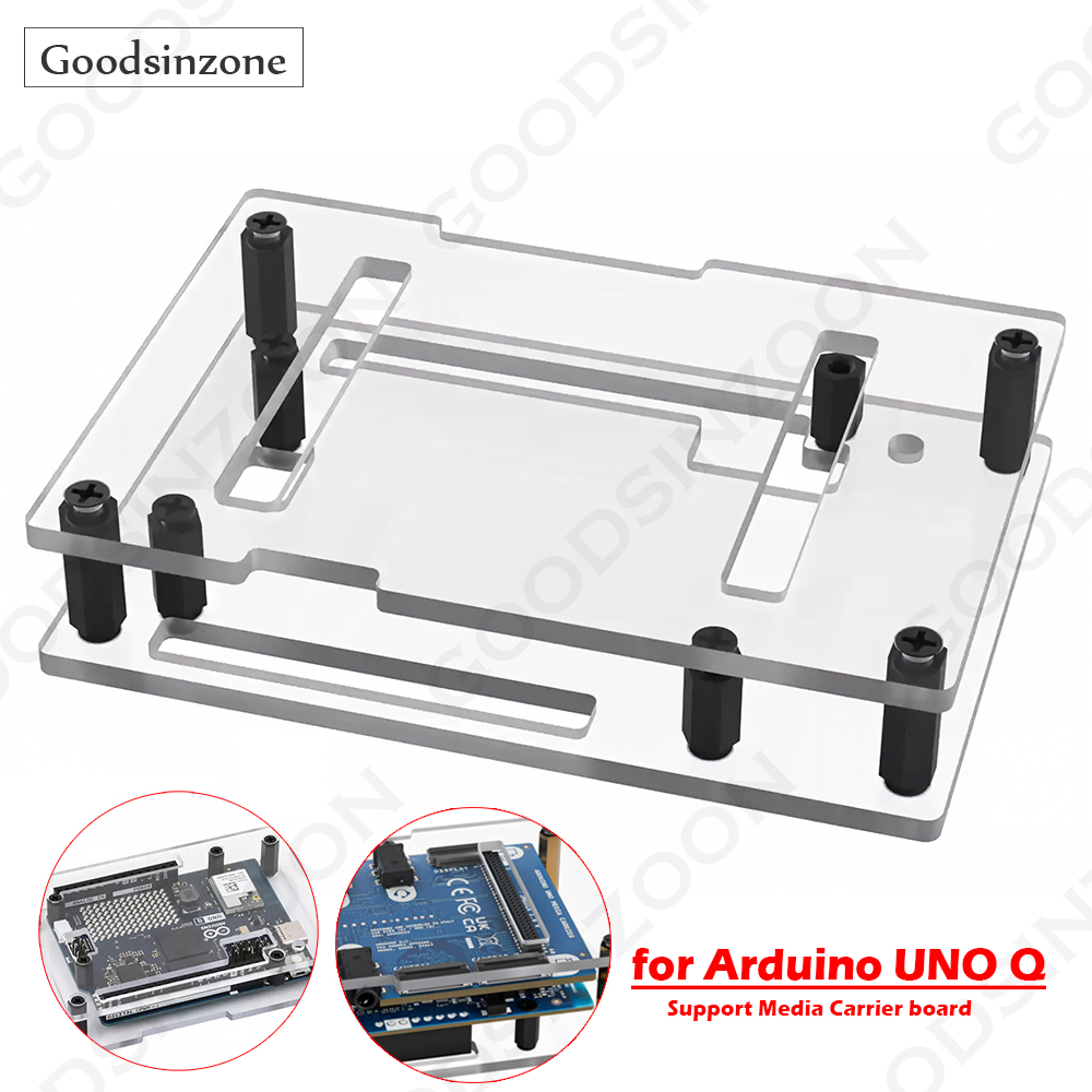 Cooperative Card Game - Clear Acrylic Case for Arduino UNO