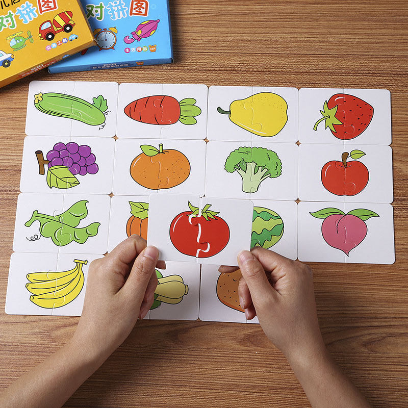 Cooperative Card Game - 32PCS Toddler Card Match Game Cognitive