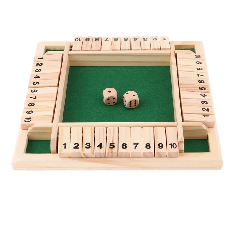 Board Game Review - Deluxe Four Sided 10 Numbers Shut