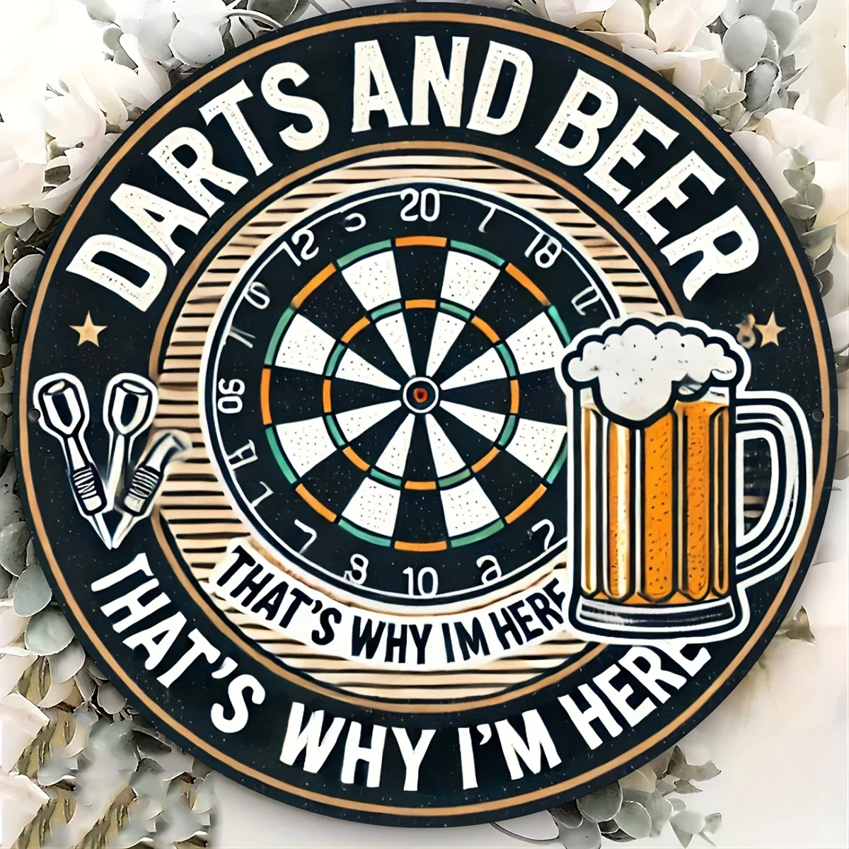 Board Game Quote - Darts Board Beer Mug Funny Quote