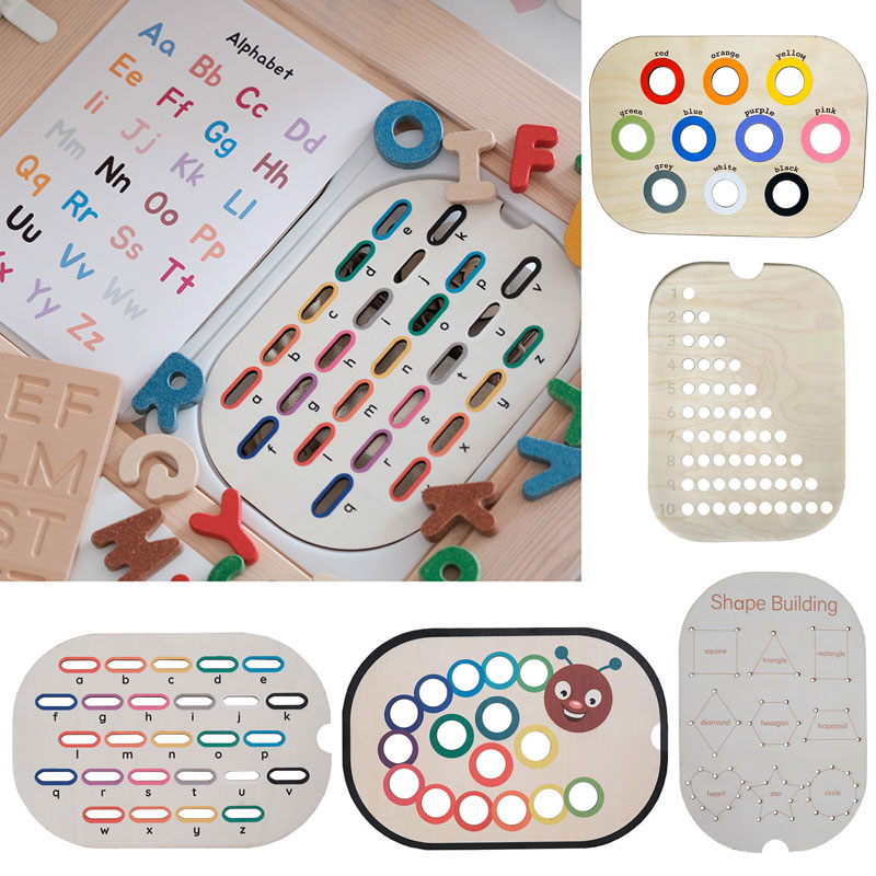Board Game Nature - Children Montessori Games Fine Movement Training