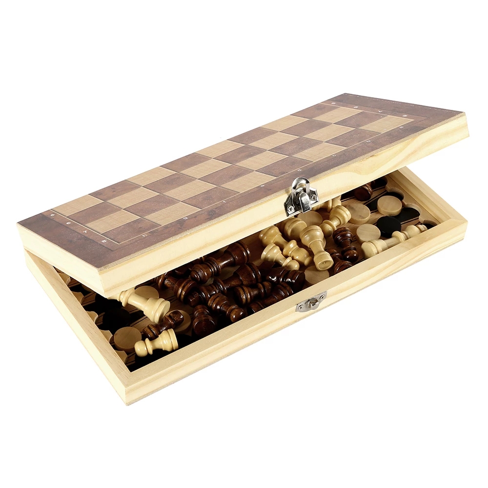 3 in 1 Chess Board, Folding Wo - Magnetic Travel Chess review and price