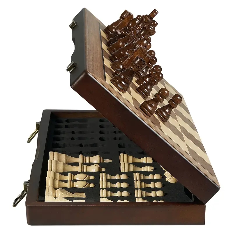 39.3cm/15.47inch magnetic wood - Magnetic Travel Chess review and price