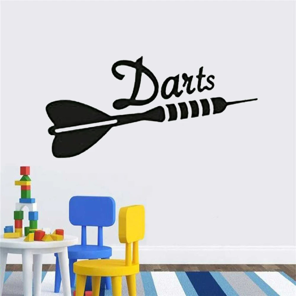 Wall Vinyl Stickers Darts Spor - Board Game Quote review and price