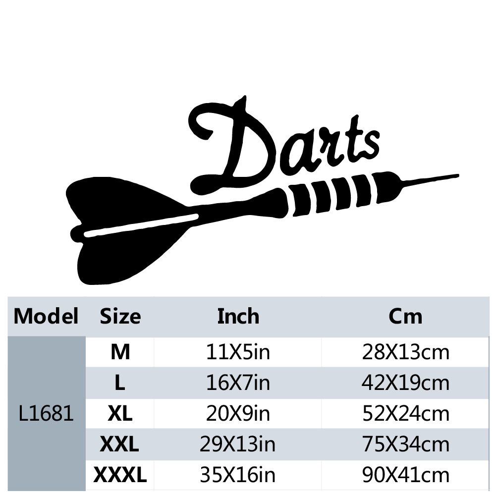 Wall Vinyl Stickers Darts Spor - Board Game Quote review and price