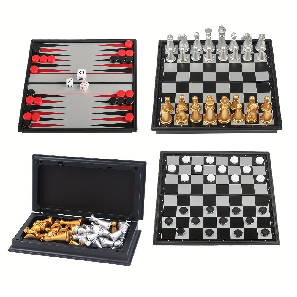 Pocket Size Gold Silver Mini C - Magnetic Travel Chess review and price