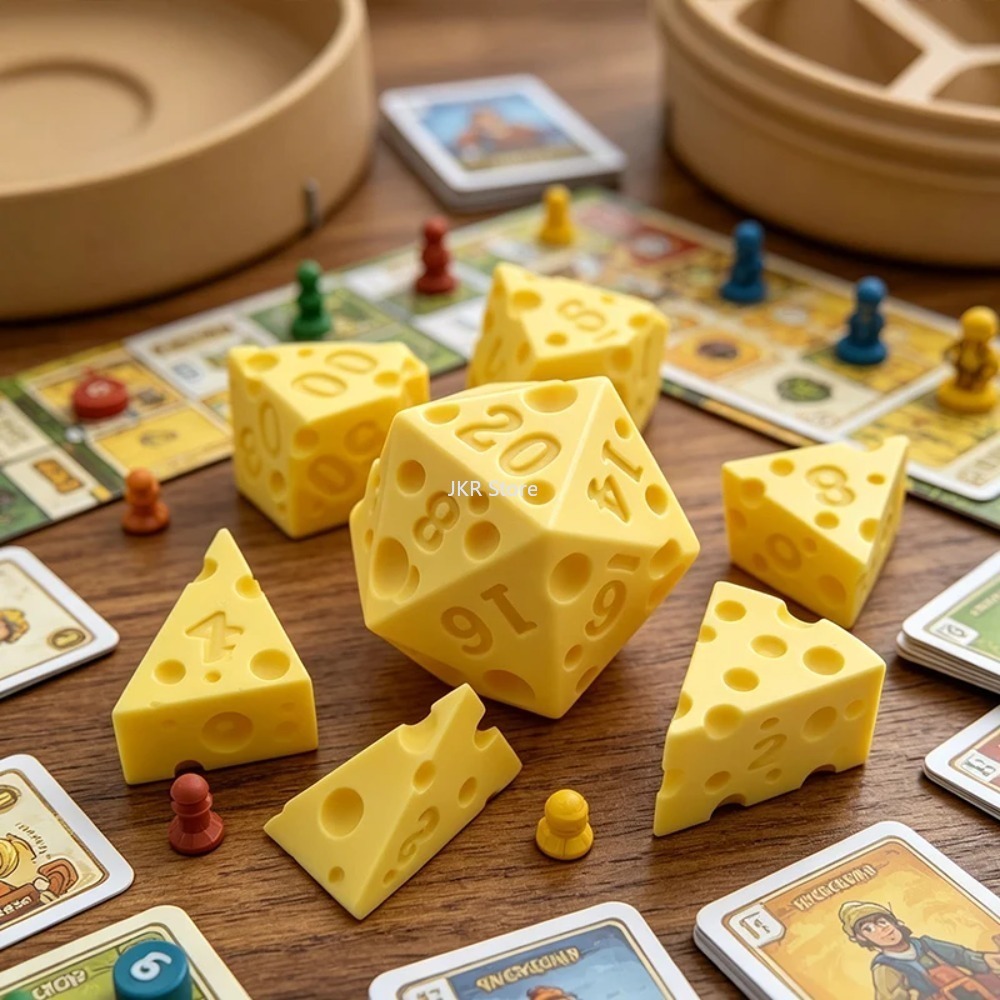 Creative Irregular Cheese Dice - Board Game Review review and price