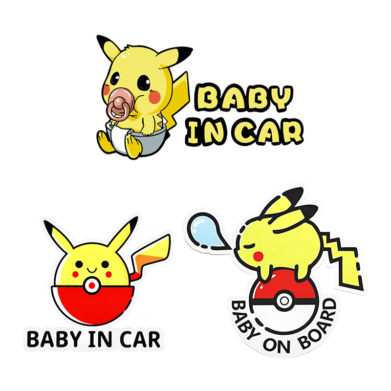 Pikachu Baby on Board Car Stic - Board Game Quote review and price
