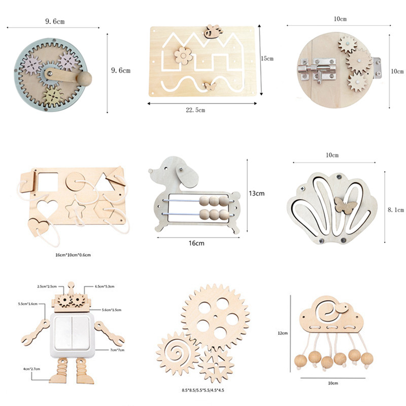 Kids Busy Board DIY Accessorie - Board Game Nature review and price