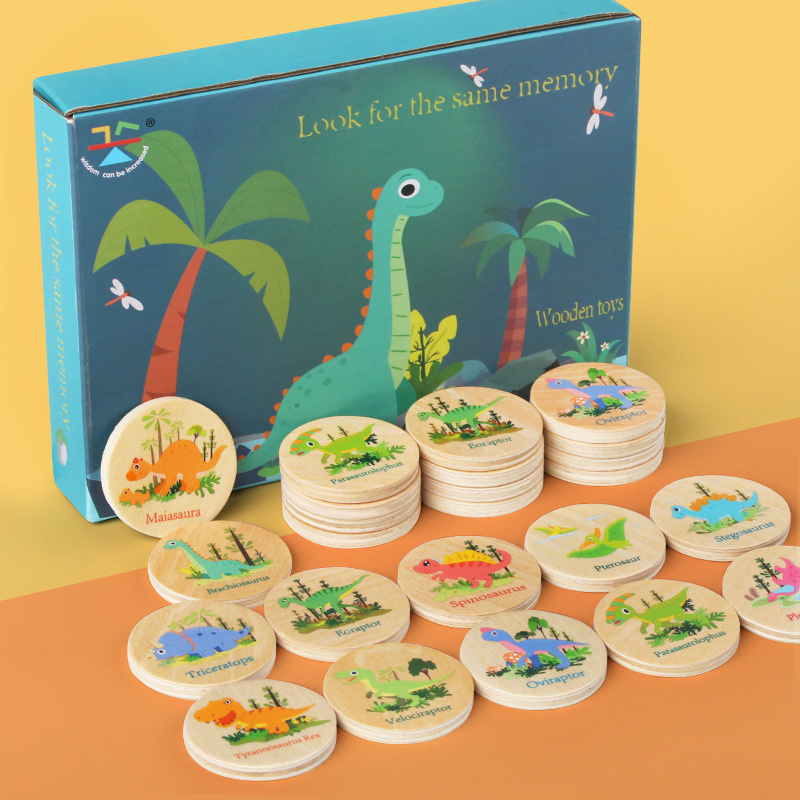 Memory Game Dinosaur Matching  - Board Game Nature review and price
